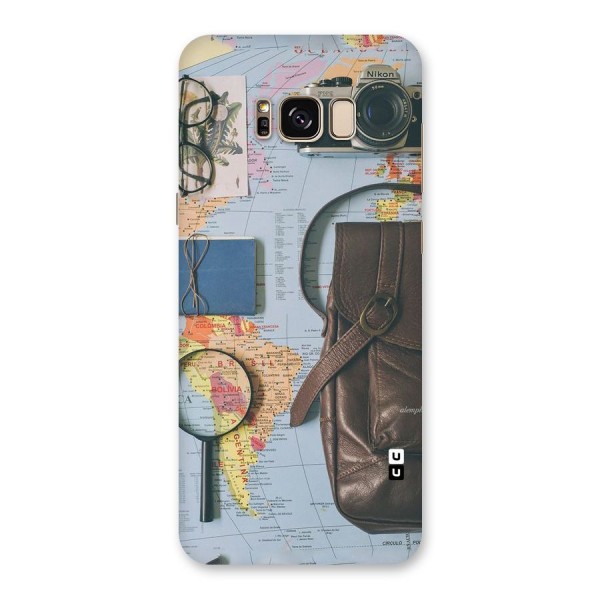 Travel Requisites Back Case for Galaxy S8 Plus