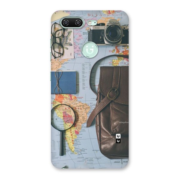Travel Requisites Back Case for Gionee S10