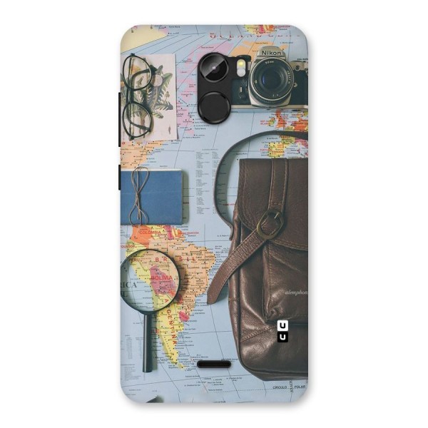 Travel Requisites Back Case for Gionee X1