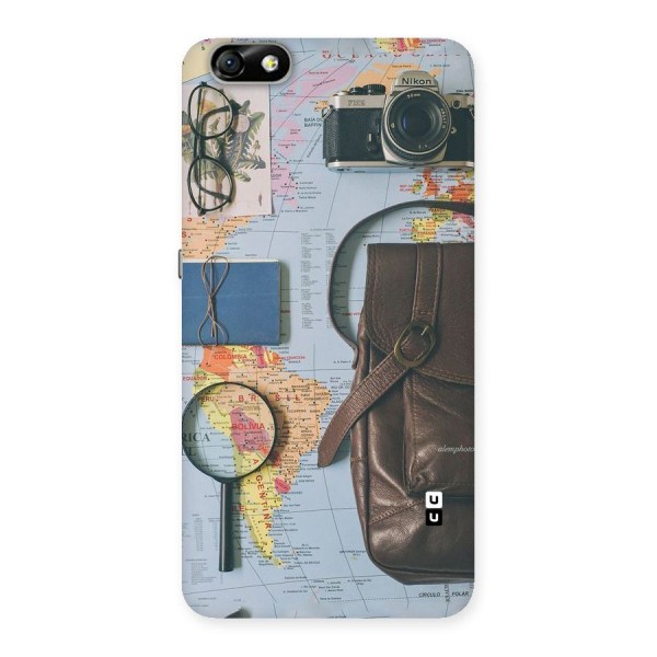Travel Requisites Back Case for Honor 4X