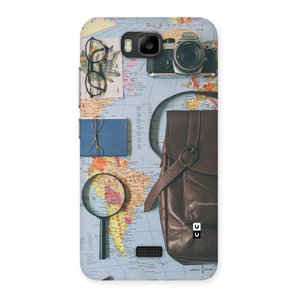Travel Requisites Back Case for Honor Bee