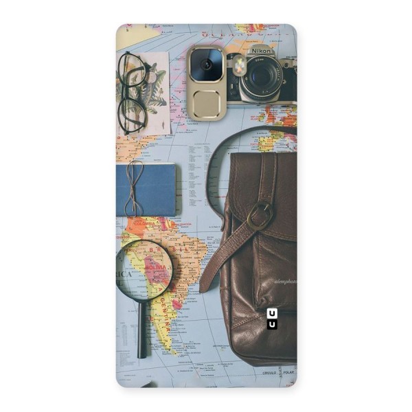 Travel Requisites Back Case for Huawei Honor 7