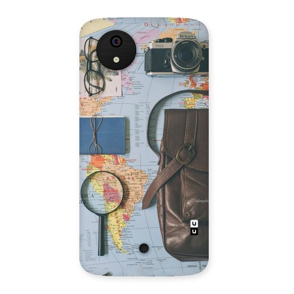 Travel Requisites Back Case for Micromax Canvas A1