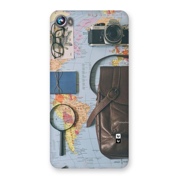Travel Requisites Back Case for Micromax Canvas Fire 4 A107