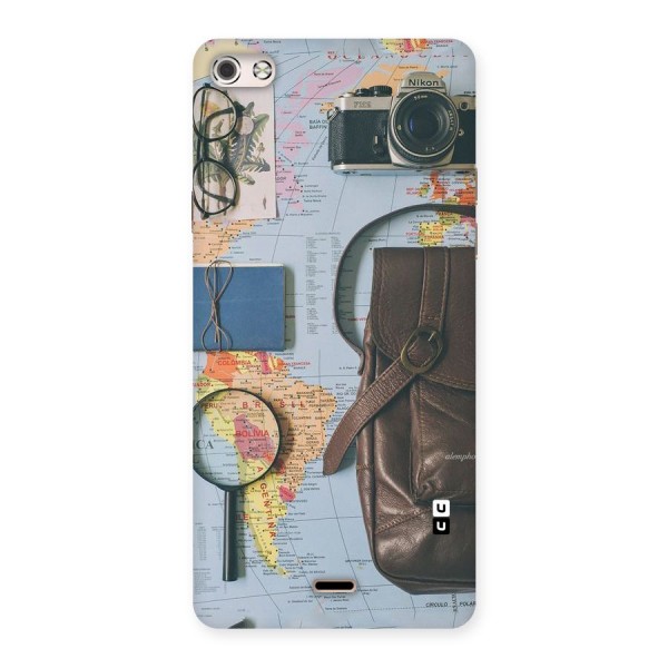 Travel Requisites Back Case for Micromax Canvas Silver 5
