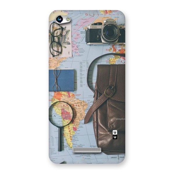 Travel Requisites Back Case for Micromax Hue 2