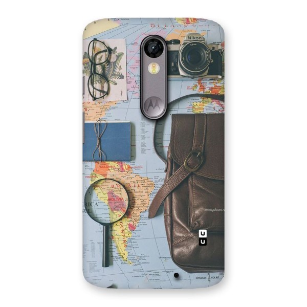 Travel Requisites Back Case for Moto X Force
