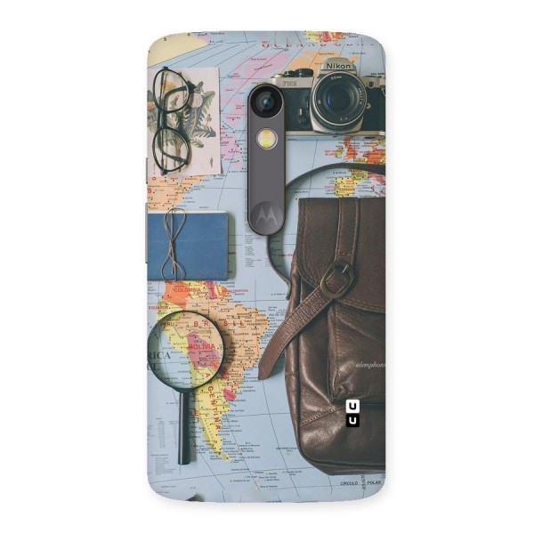Travel Requisites Back Case for Moto X Play