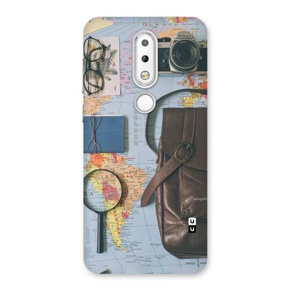 Travel Requisites Back Case for Nokia 6.1 Plus