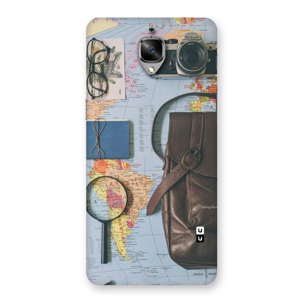 Travel Requisites Back Case for OnePlus 3