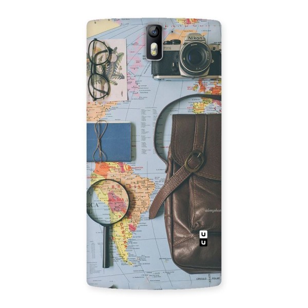 Travel Requisites Back Case for One Plus One