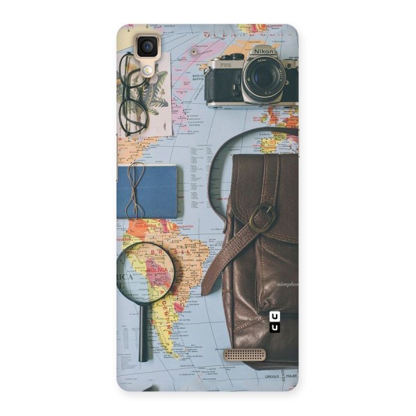 Travel Requisites Back Case for Oppo R7