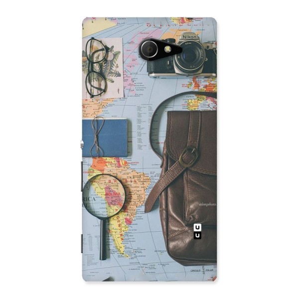 Travel Requisites Back Case for Sony Xperia M2