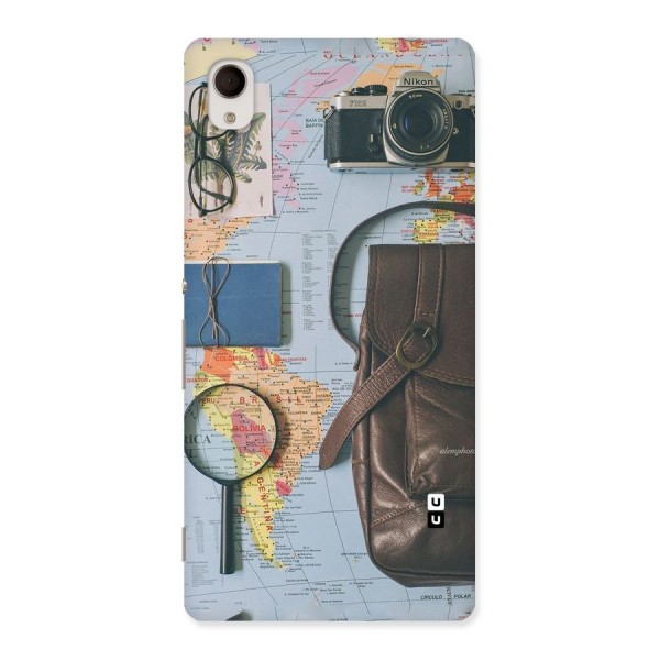 Travel Requisites Back Case for Sony Xperia M4