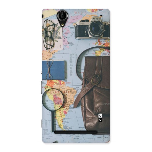 Travel Requisites Back Case for Sony Xperia T2
