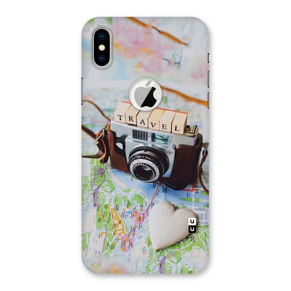 Travel Snapshot Back Case for iPhone X Logo Cut