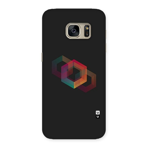 Tri-hexa Colours Back Case for Galaxy S7