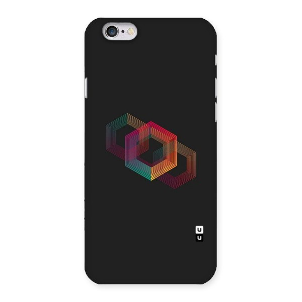 Tri-hexa Colours Back Case for iPhone 6 6S