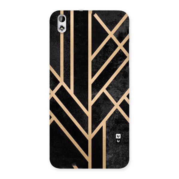 Tri Lines Gold Back Case for HTC Desire 816