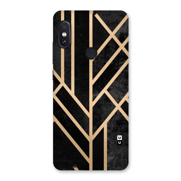 Tri Lines Gold Back Case for Redmi Note 5 Pro