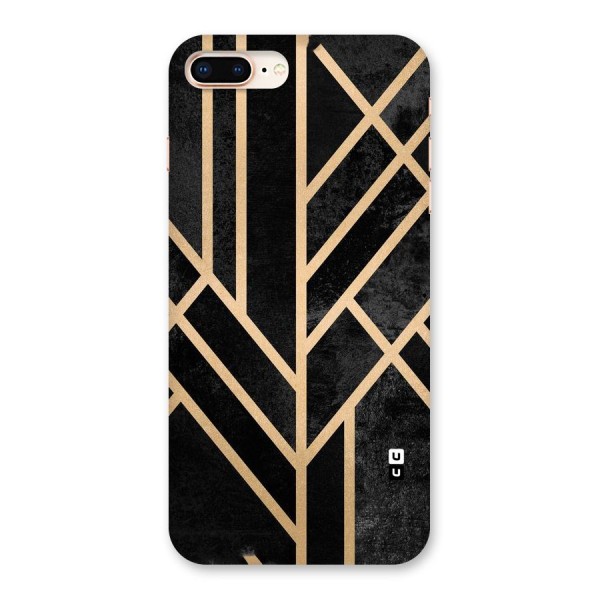 Tri Lines Gold Back Case for iPhone 8 Plus