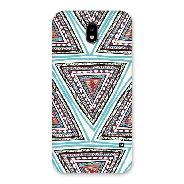 Triangle Abstract Mode Back Case for Galaxy J7 Pro
