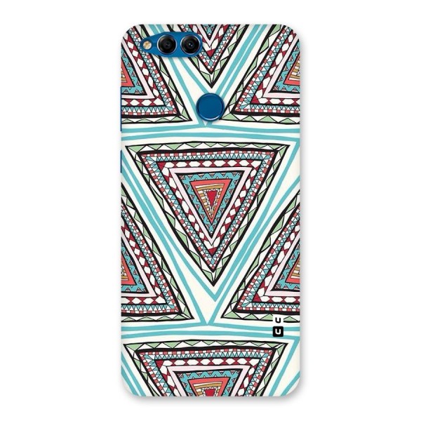 Triangle Abstract Mode Back Case for Honor 7X