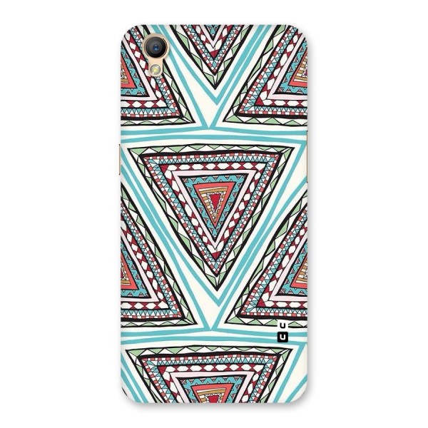 Triangle Abstract Mode Back Case for Oppo A37