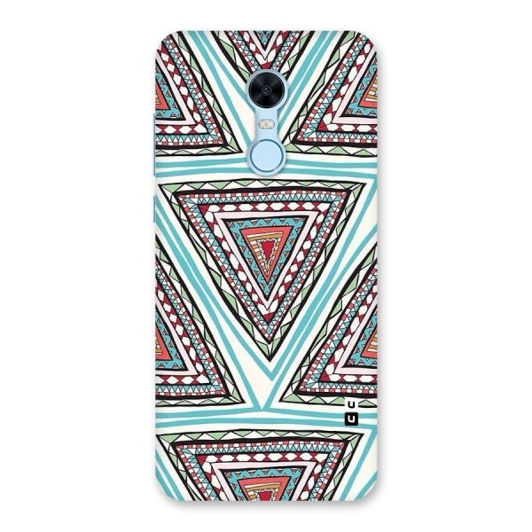 Triangle Abstract Mode Back Case for Redmi Note 5