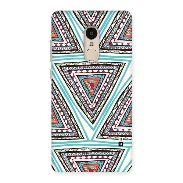 Triangle Abstract Mode Back Case for Xiaomi Redmi Note 4