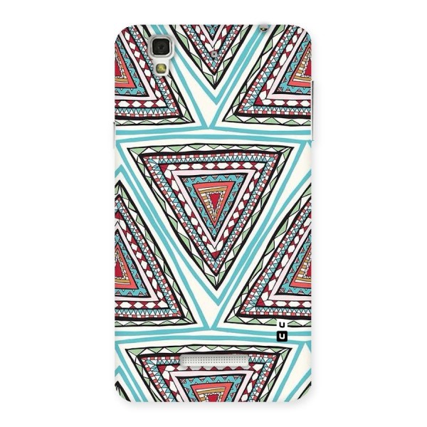 Triangle Abstract Mode Back Case for Yu Yureka