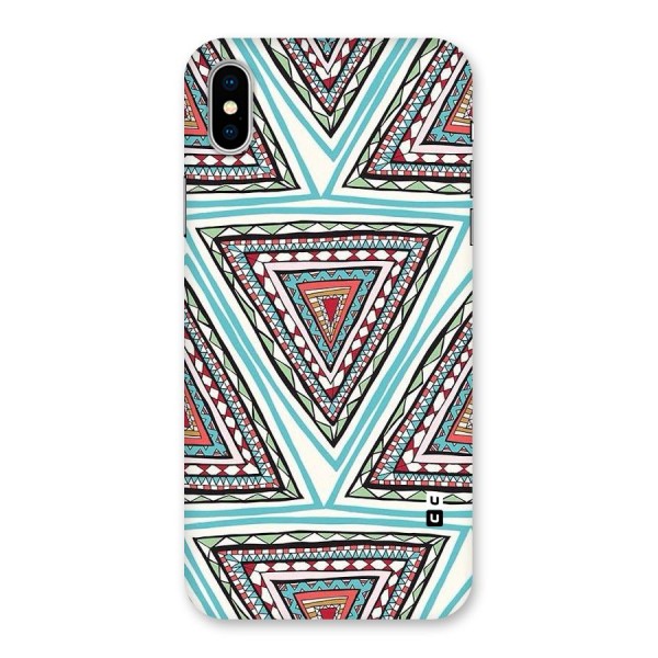 Triangle Abstract Mode Back Case for iPhone X