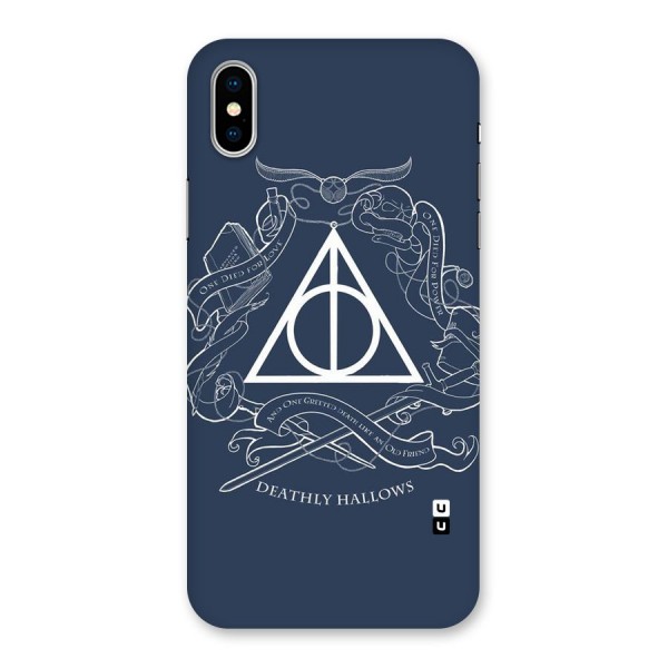 Triangle Blue Back Case for iPhone X