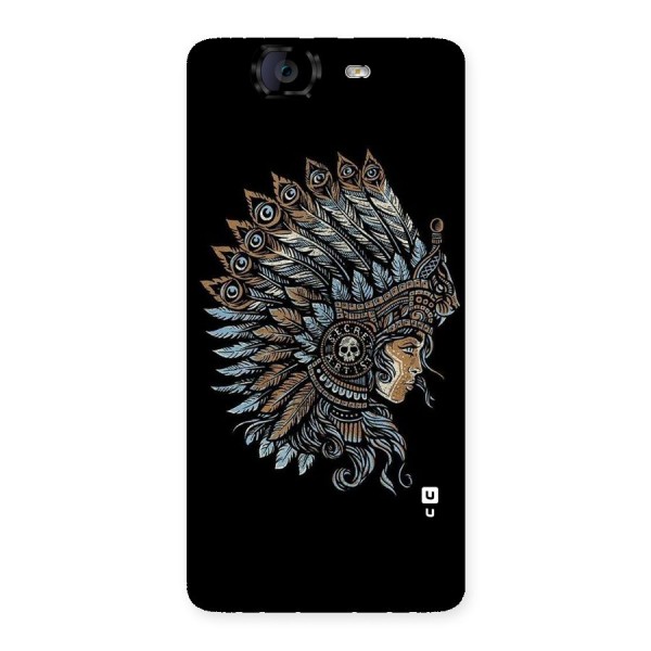 Tribal Design Back Case for Canvas Knight A350