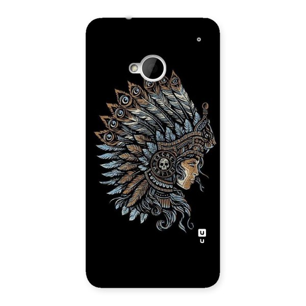 Tribal Design Back Case for HTC One M7