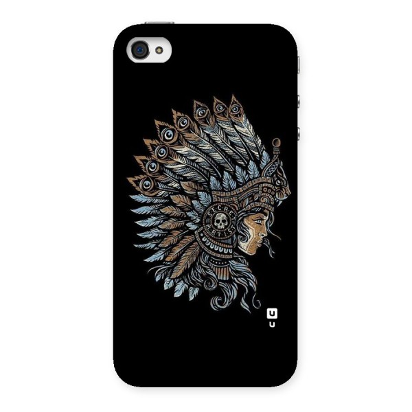 Tribal Design Back Case for iPhone 4 4s