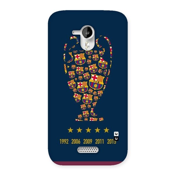 Trophy Team Back Case for Micromax Canvas HD A116