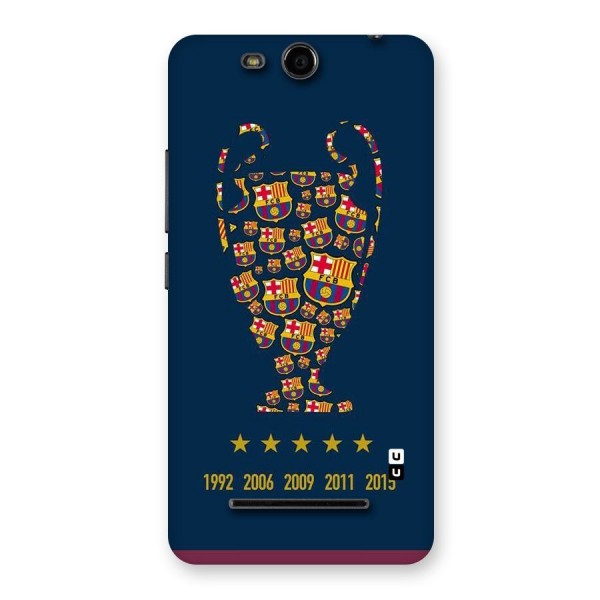Trophy Team Back Case for Micromax Canvas Juice 3 Q392