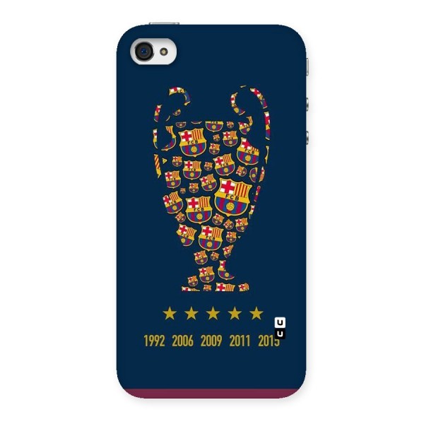 Trophy Team Back Case for iPhone 4 4s