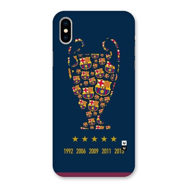 Trophy Team Back Case for iPhone X