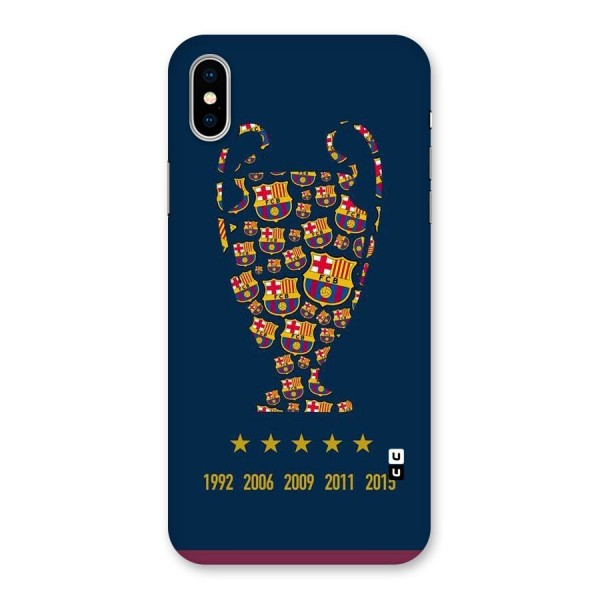 Trophy Team Back Case for iPhone XS