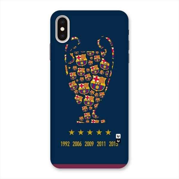 Trophy Team Back Case for iPhone XS Max