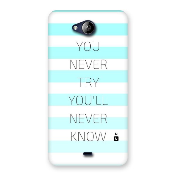 Try Know Back Case for Canvas Play Q355