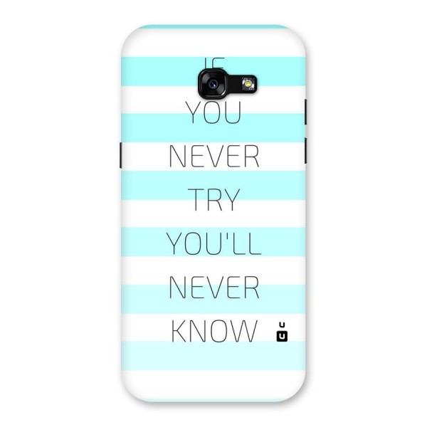 Try Know Back Case for Galaxy A5 2017