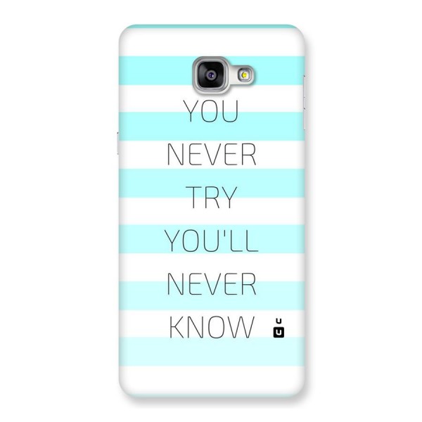 Try Know Back Case for Galaxy A9