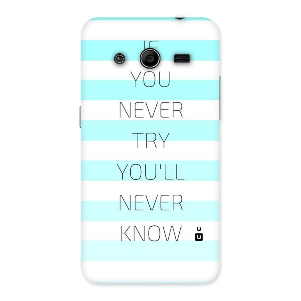 Try Know Back Case for Galaxy Core 2