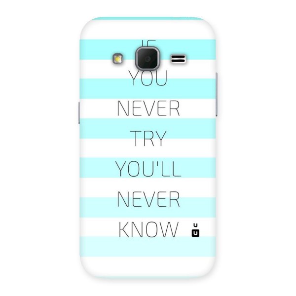 Try Know Back Case for Galaxy Core Prime