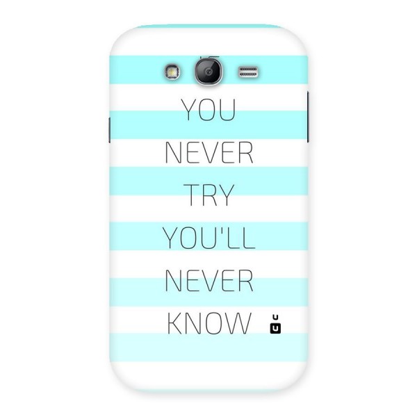 Try Know Back Case for Galaxy Grand Neo Plus