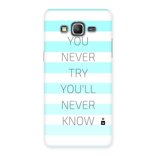 Try Know Back Case for Galaxy Grand Prime