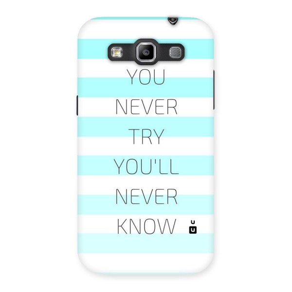 Try Know Back Case for Galaxy Grand Quattro